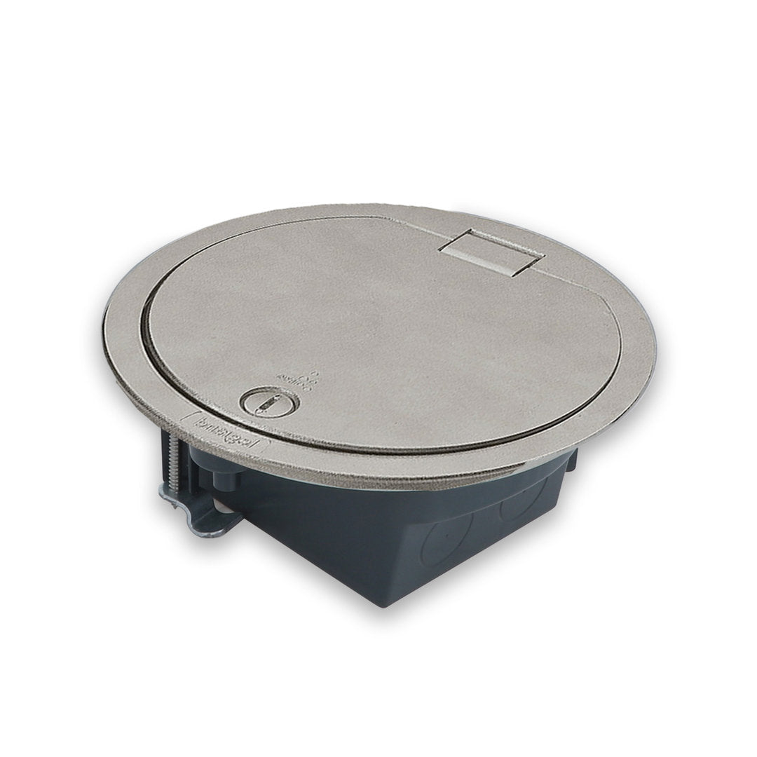 Legrand Boden-/Wandtank Edelstahl Rund 2 Fach versenkbar IP66 088064