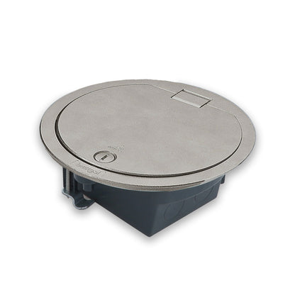 Legrand Boden-/Wandtank Edelstahl Rund 2 Fach versenkbar IP66 088064