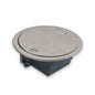 Legrand Boden-/Wandtank Edelstahl Rund 2 Fach versenkbar IP66 088064