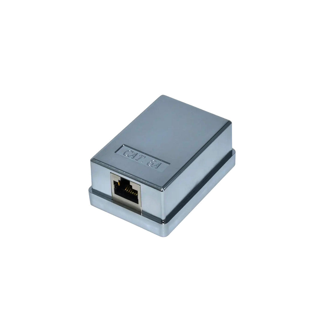 Netzwerkdose LAN CAT6A DSL für Aufputzdose Daten Buchse geschirmt RJ45