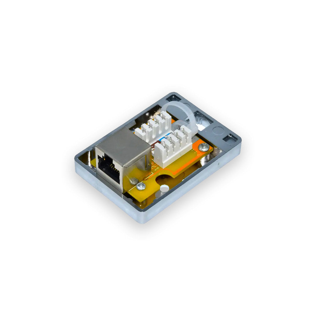 Netzwerkdose LAN CAT6A DSL für Aufputzdose Daten Buchse geschirmt RJ45
