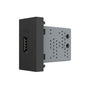 Livolo halbes USB-Modul in Schwarz