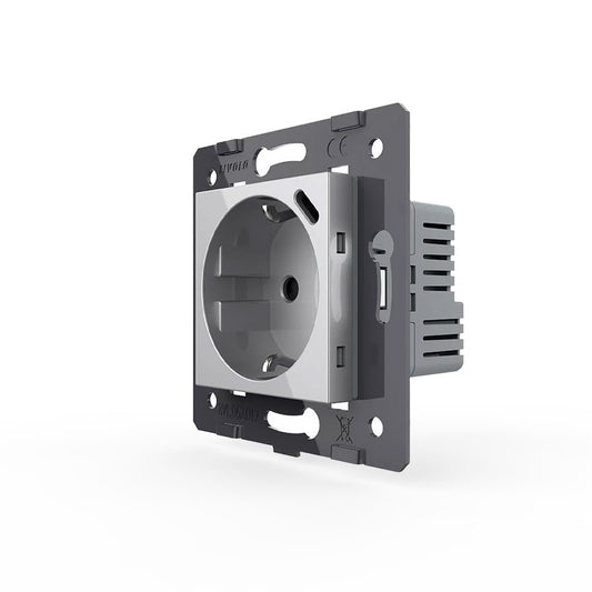 Livolo graues Steckdosen-Modul mit USB-C