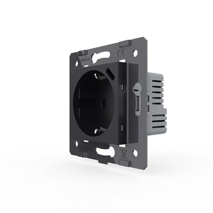 Livolo schwarzes Steckdosen-Modul mit USB-C