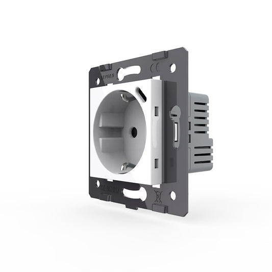 Livolo weißes Steckdosen-Modul mit USB-C