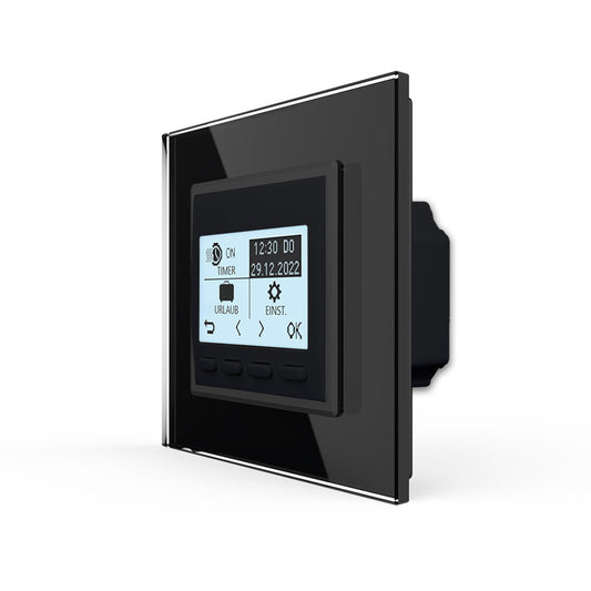 Livolo programmierbares Raumthermostat in Schwarz