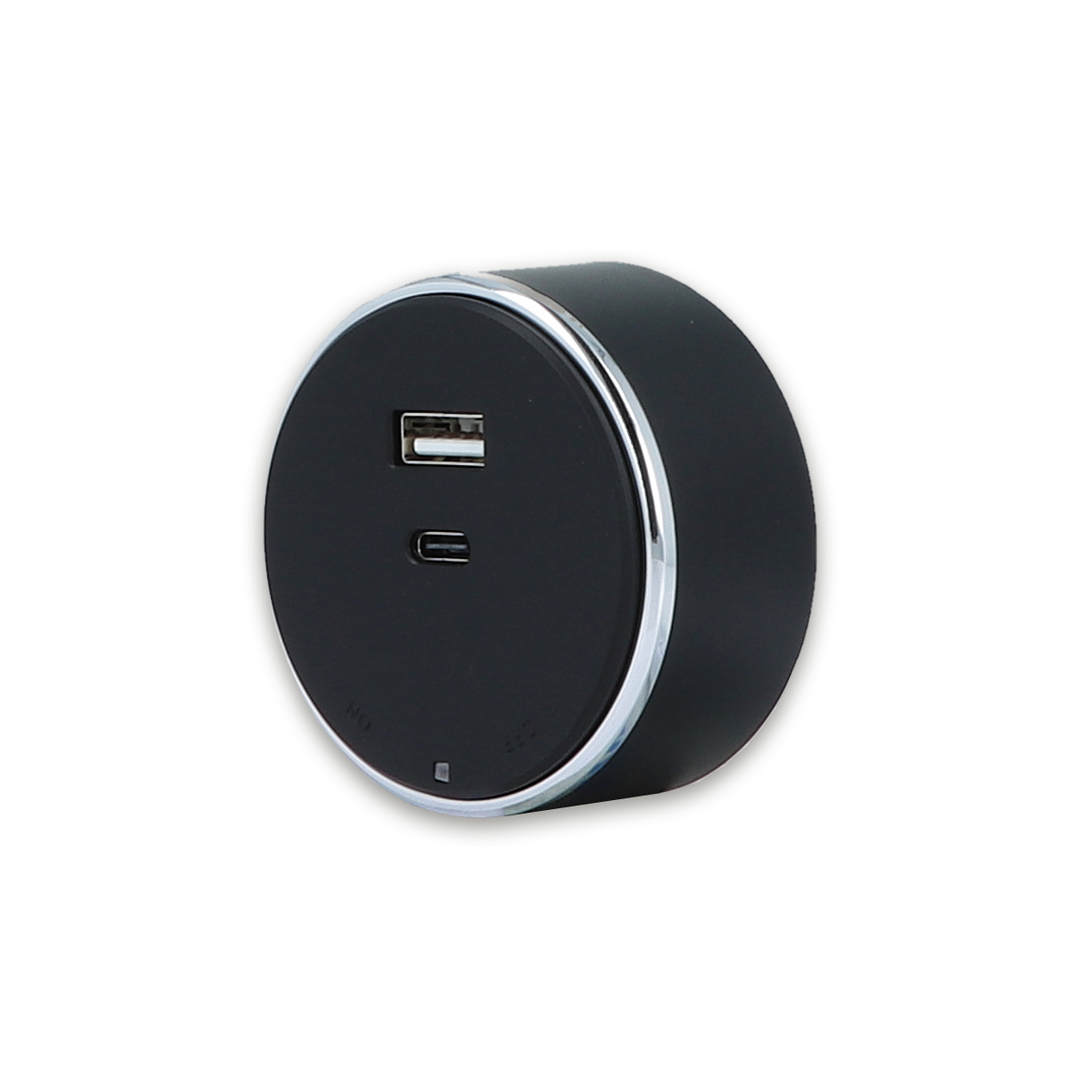 USB-A/C Modul für Steckdosenschienensystem