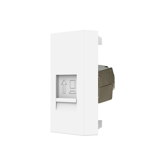 Livolo halbes LAN-Modul CAT6A in weiß