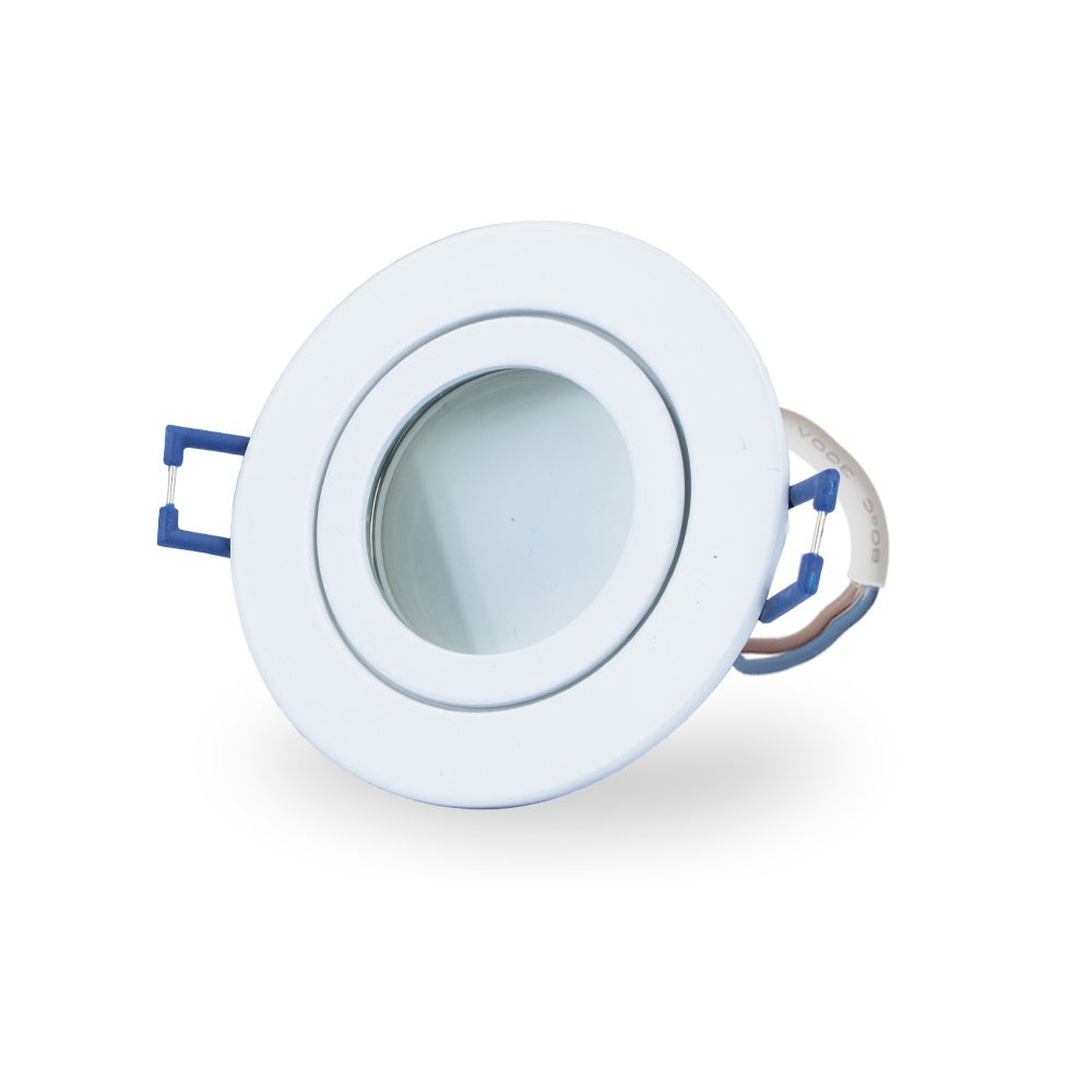 LED Deckenspot Warm-Weiß m. weißem Gehäuse