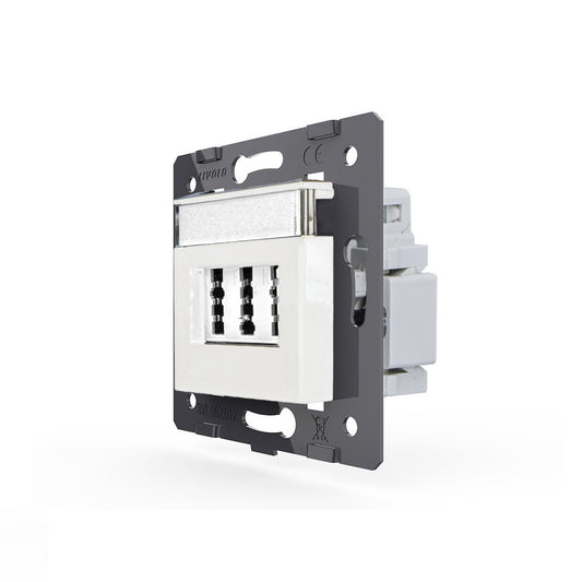 Livolo weißer TAE-Anschluss für analoge/ISDN Telefonanschlüsse
