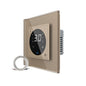 Raumthermostat für Fußbodenheizung m. ext. Sensor in gold