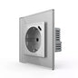 Livolo graue, einfache Steckdose mit USB-C 18W