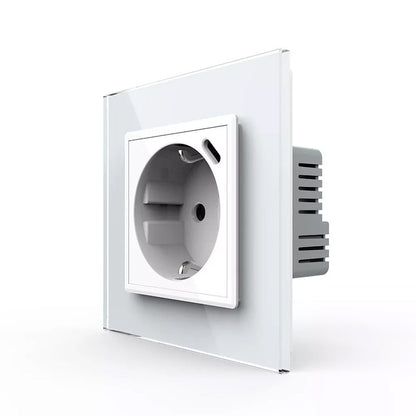 Livolo weiße, einfache Steckdose mit USB-C 18W