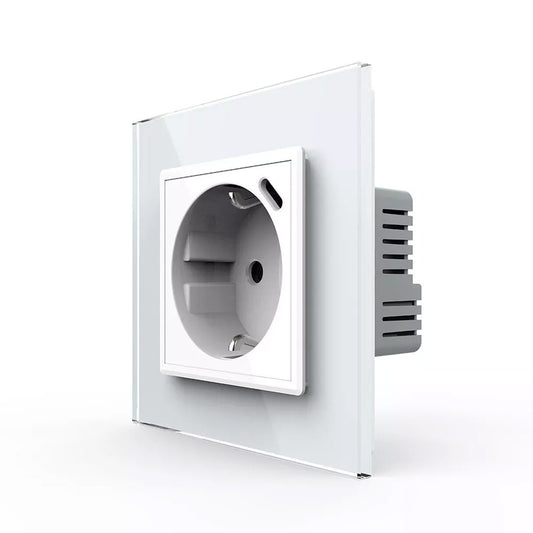 Livolo weiße, einfache Steckdose mit USB-C 18W