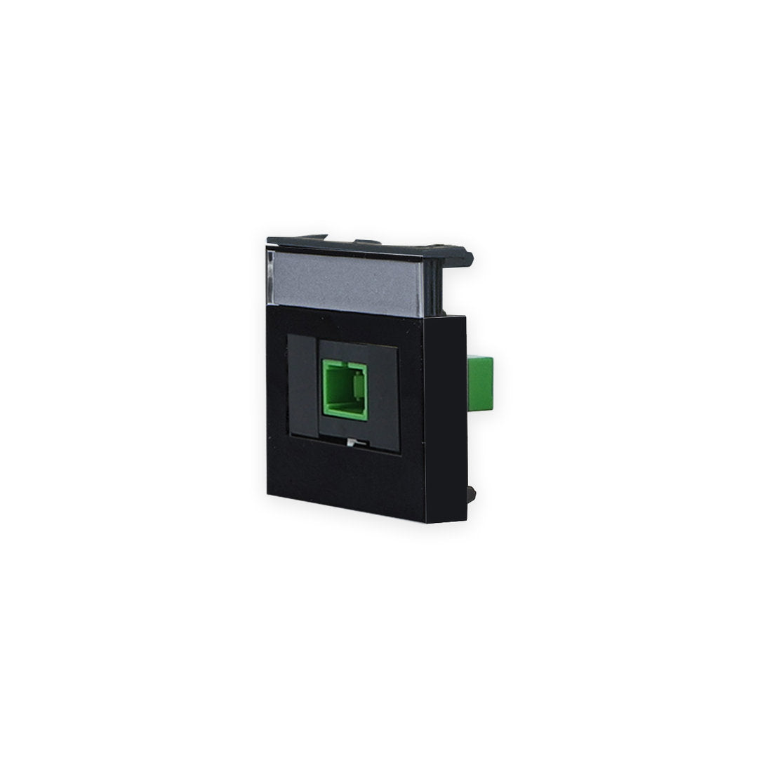 Livolo Glasfaser-Anschluss-Modul in schwarz / ISO 61754-4
