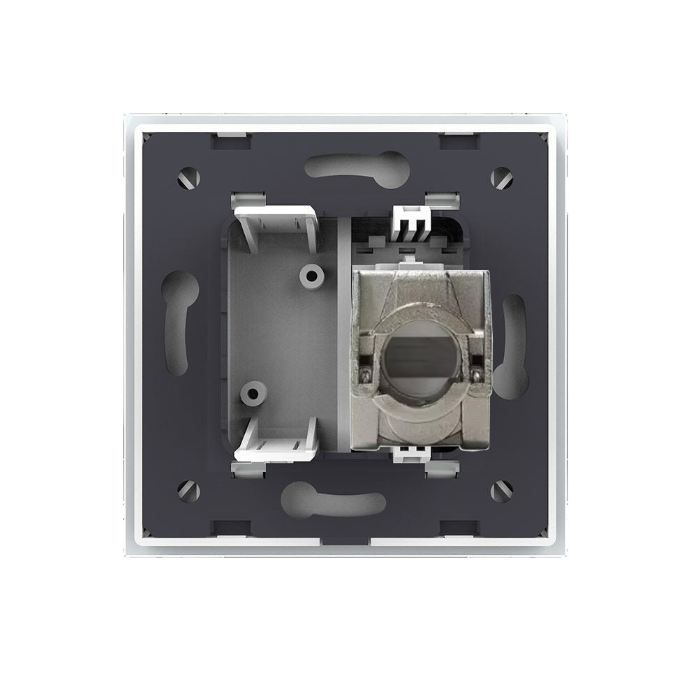 Livolo einfaches LAN-Modul als End- oder Durchgangsdose mit Glasblende