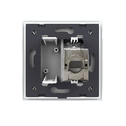 Livolo einfaches LAN-Modul als End- oder Durchgangsdose mit Glasblende