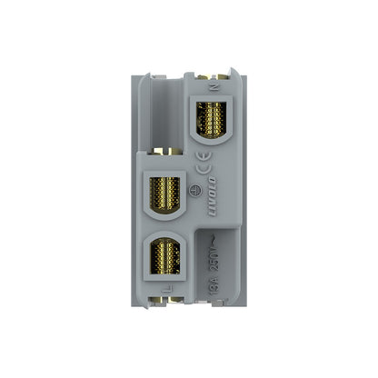 Livolo halbes Schweizer Steckdosen Modul in Weiß