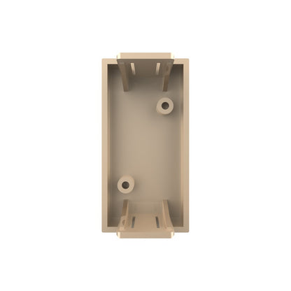 Livolo halbes, goldenes Blind-Blenden-Modul