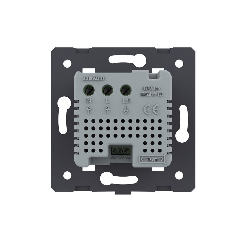 Livolo Raumthermostat f. Fußbodenheizung mit ext. Sensor in Gold