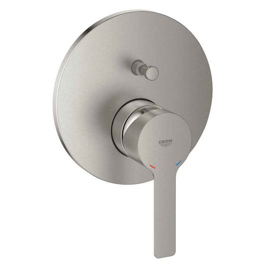 GROHE "Lineare New" Einhand-Wannenbatterie (Unterputz, supersteel)