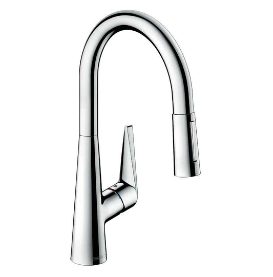 Hansgrohe "Talis M51 200 2jet" Spültisch-Einhebelmischer (herausziehbar, chrom)