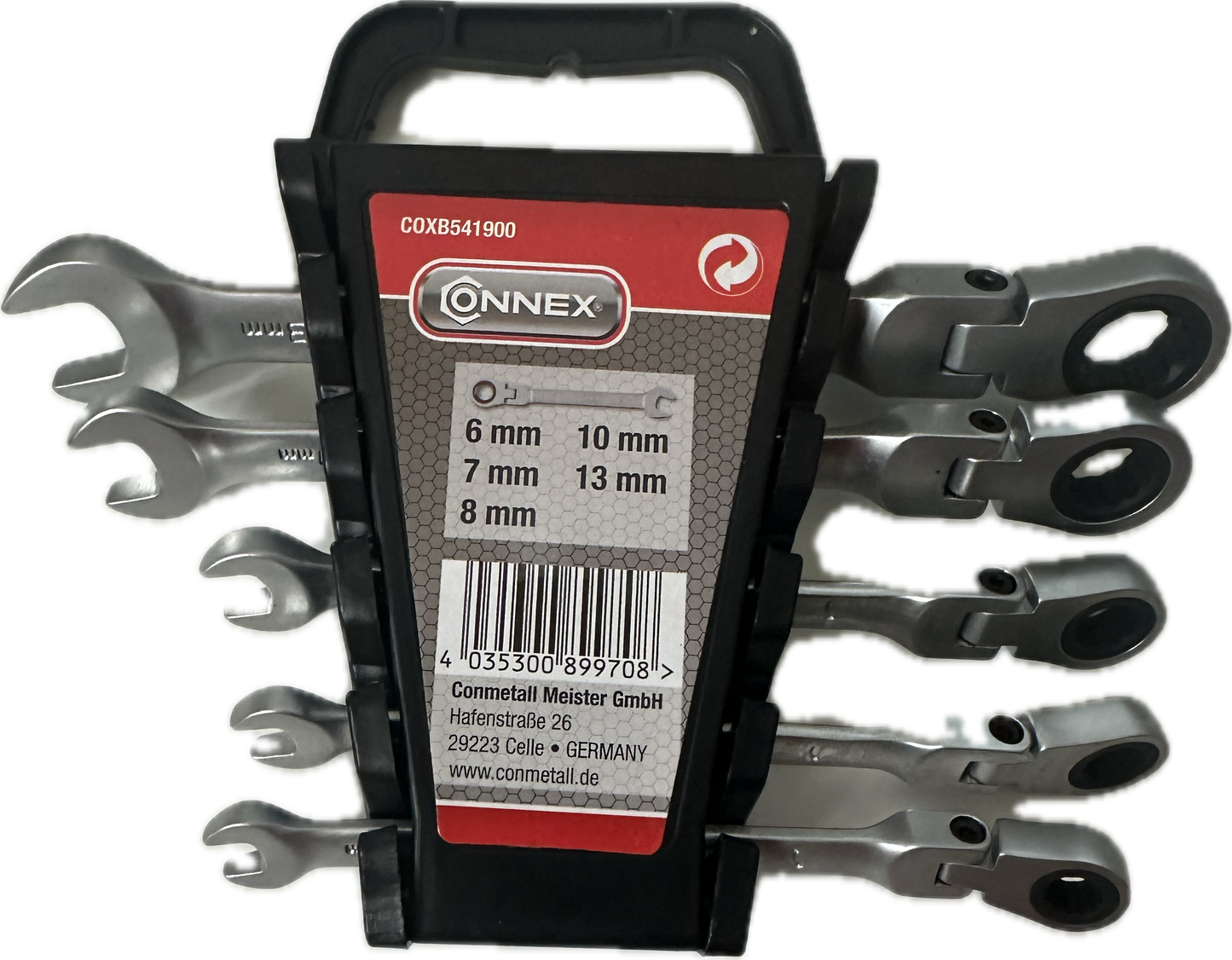 Connex Gelenkratschengabelschlüssel (5-teilig)