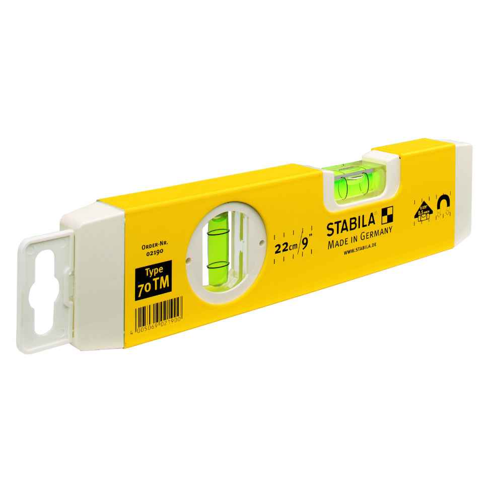 STABILA Wasserwaage Typ 70TM (22 cm)