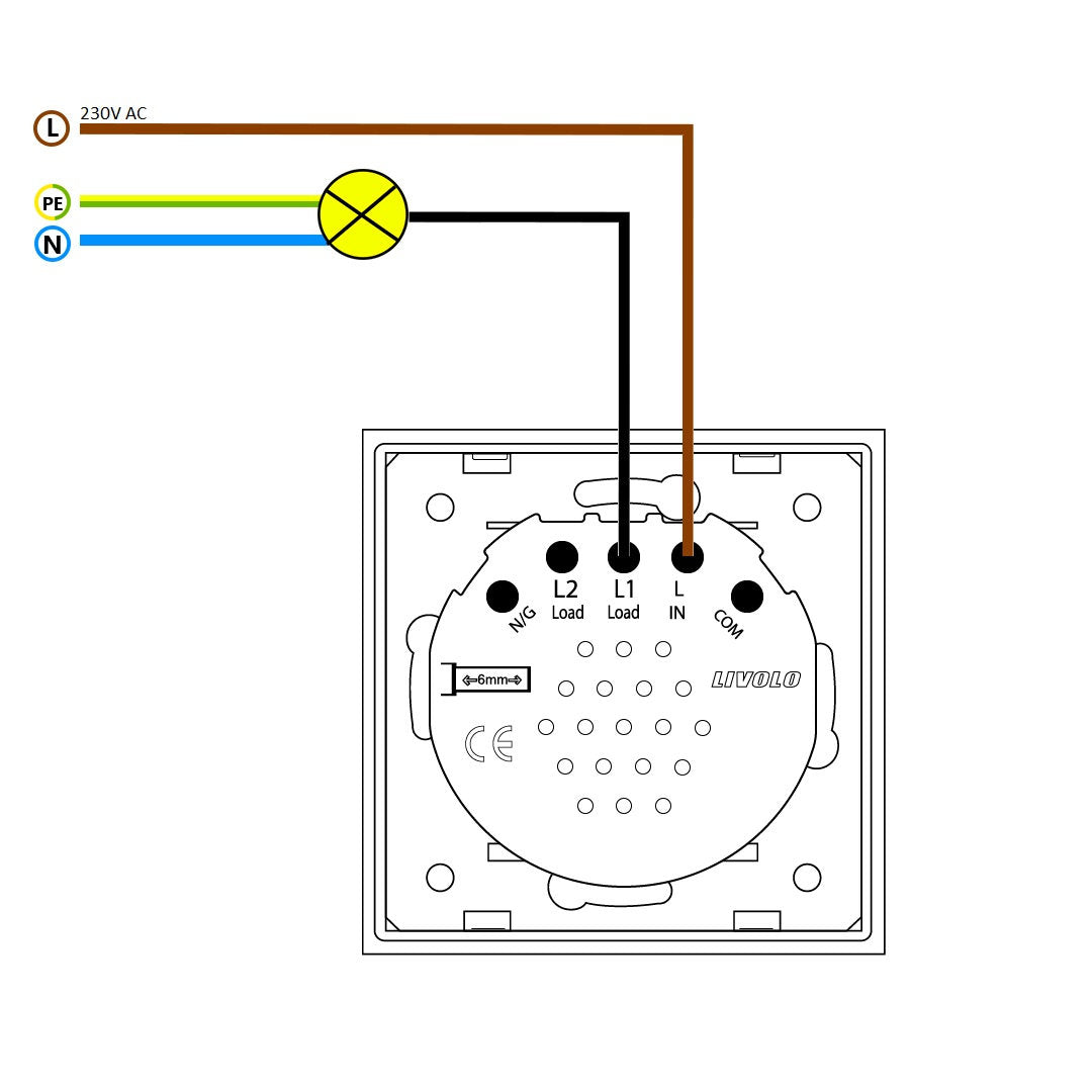 LIVOLO Modul Timer Lichtschalter für Touch Glasblenden