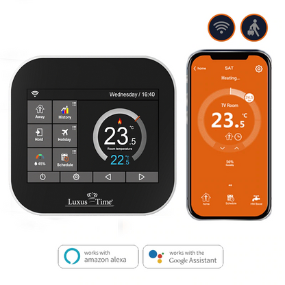 WLAN Thermostat für Fußbodenheizung mit Touch Screen