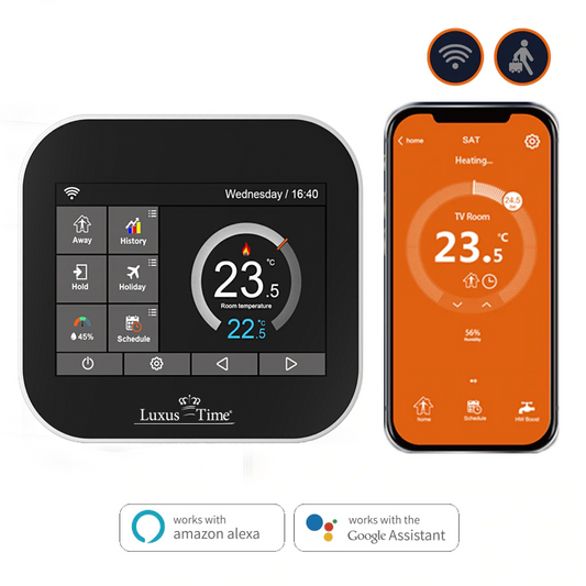 WLAN Thermostat für Fußbodenheizung mit Touch Screen