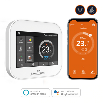 WIFI WLAN Raumthermostat f. wasserführende Fußbodenheizungen