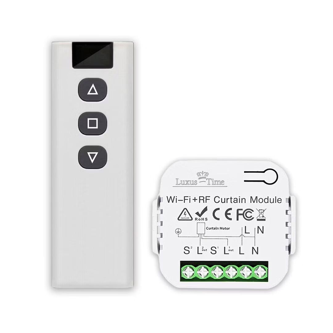 Modul für Jalousien Rollladen optional mit Fernbedienung WIFI + Funk WLAN - Livolo-Deutschland