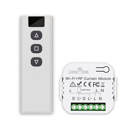 Modul für Jalousien Rollladen optional mit Fernbedienung WIFI + Funk WLAN - Livolo-Deutschland
