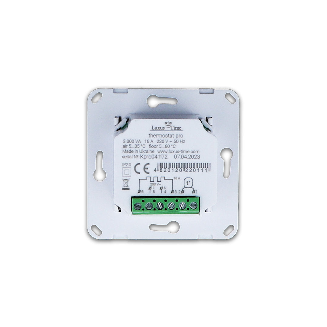 Livolo programmierbares Raumthermostat in weiß