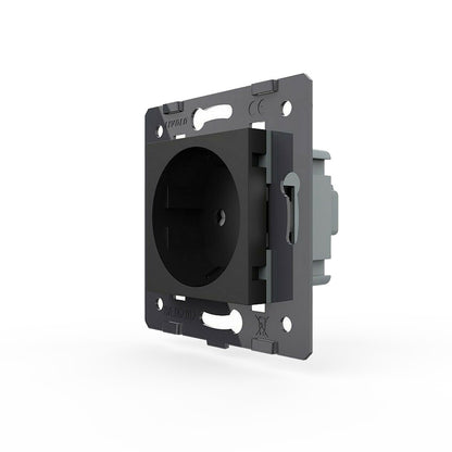 Livolo einfaches Steckdosen-Modul in Schwarz