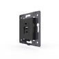 Livolo einfaches USB-Modul mit USB-C und USB-A in Schwarz