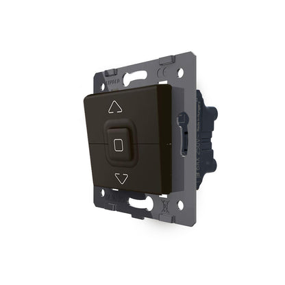 Livolo schwarzes Wipp-Rollladenschalter-Modul