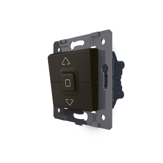 Livolo schwarzes Wipp-Rollladenschalter-Modul