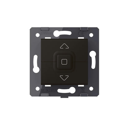 Livolo schwarzes Wipp-Rollladenschalter-Modul
