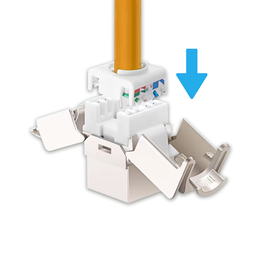 Livolo halbes LAN-Modul CAT6A in weiß