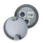 Edelstahl Bodentank Rund + 2 Steckdosen + LAN + SAT