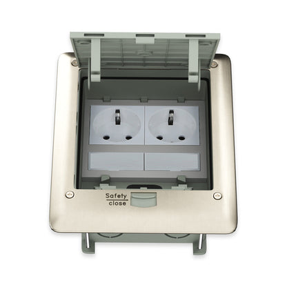 Modularer Bodentank mit Steckdosen – IP66, erweiterbar für Mehrfachinstallation - Livolo-Deutschland