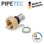 Fitting Pressfitting PIPETEC TH & U Kontur Aluverbund Bogen Kupplung T-Stück