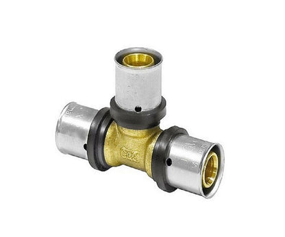 Fitting Pressfitting PIPETEC TH + U Kontur Aluverbund Bogen Kupplung T-Stück