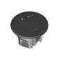 Bodensteckdose Wandsteckdose für 1 Modul - IP44 Schwarz - Livolo-Deutschland