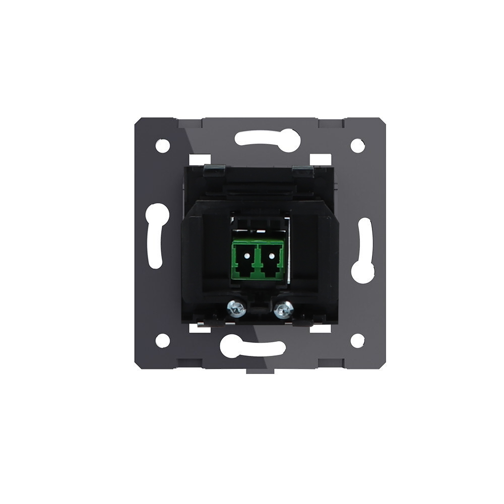 Livolo Glasfaser-Anschluss-Modul in schwarz / ISO 61754-20