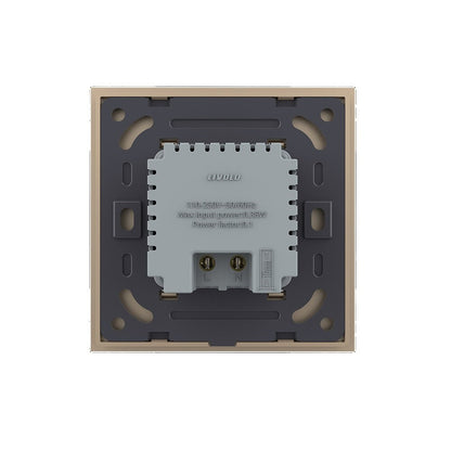 Treppenbeleuchtung m. BWM und Glasblende in gold