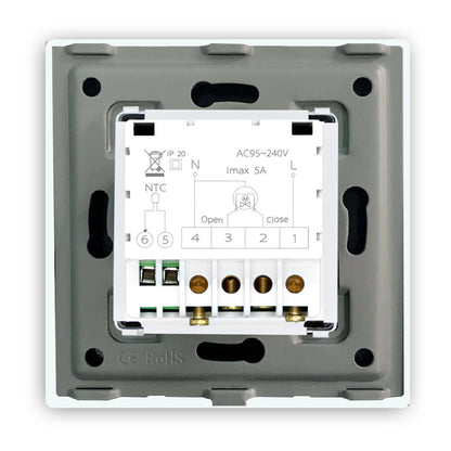 WLAN-fähiges Raumthermostat für Fußbodenheizungen in weiß
