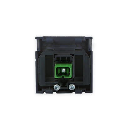 Livolo Glasfaser-Anschluss-Modul in schwarz / ISO 61754-4
